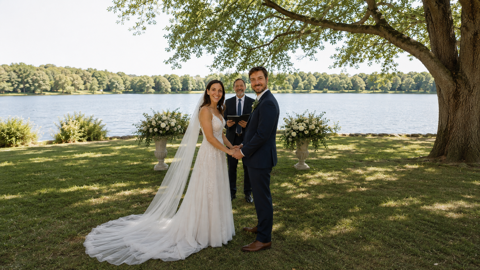 The still wedding photo shared with SongVow